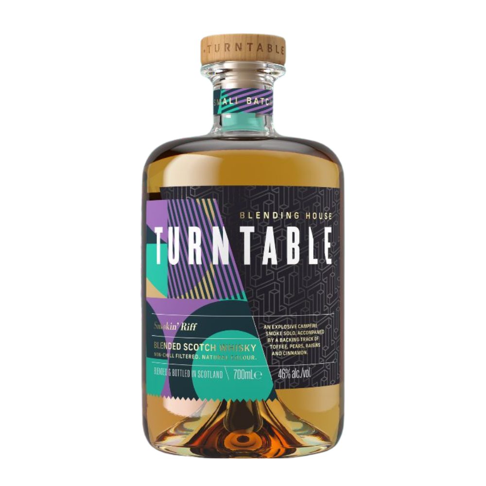 Whisky Turntable Smokin' Riff Blended Scotch 46% 700 ml