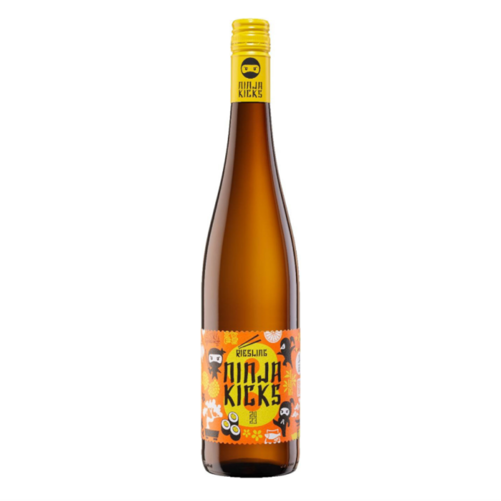 Wino Schmitt Sohne Riesling Ninja Kicks Eight 2023 8% białe półsłodkie 250 ml