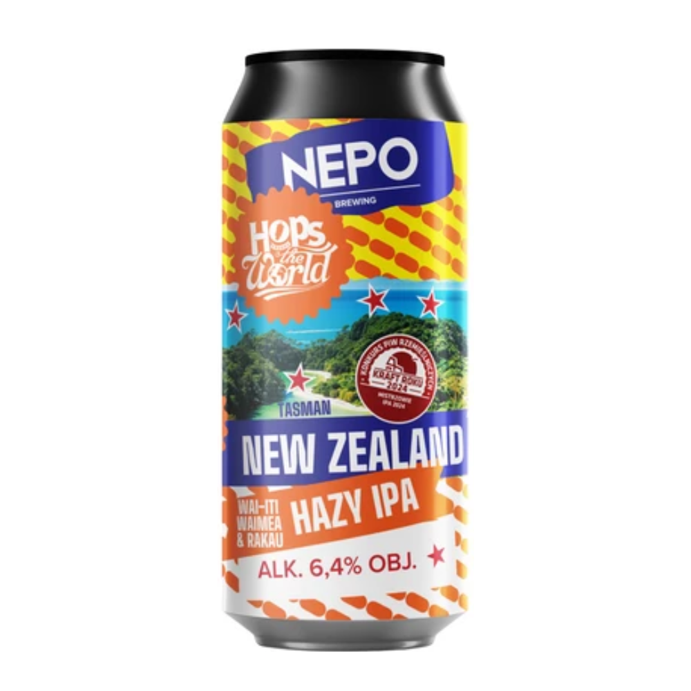 Piwo Nepomucen Hops Around The World New Zealand Tasman 6,4% 500 ml