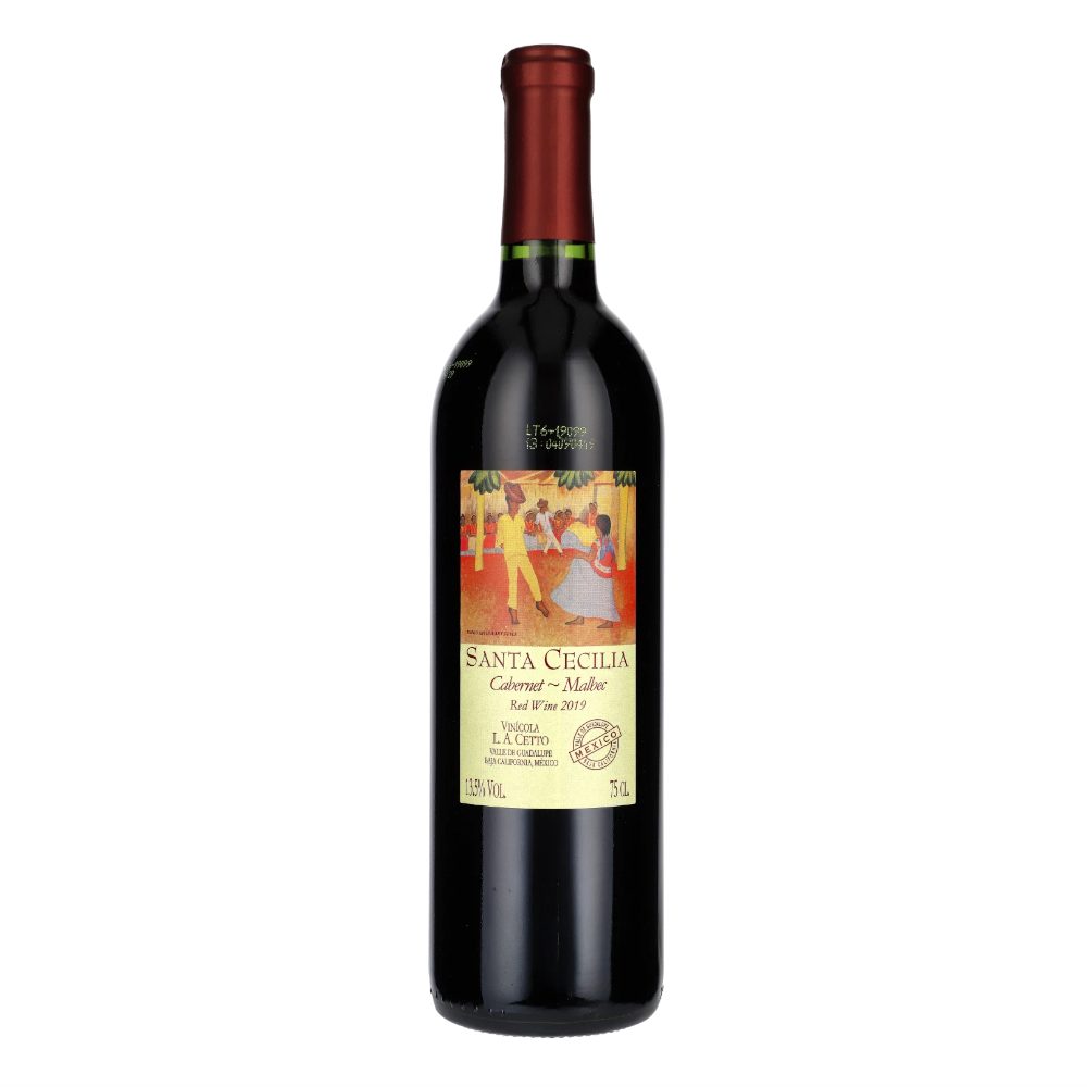 Wino La Cetto Santa Cecilia Cabernet Sauvignon Malbec 2022 12,5% czerwone wytrawne 750 ml