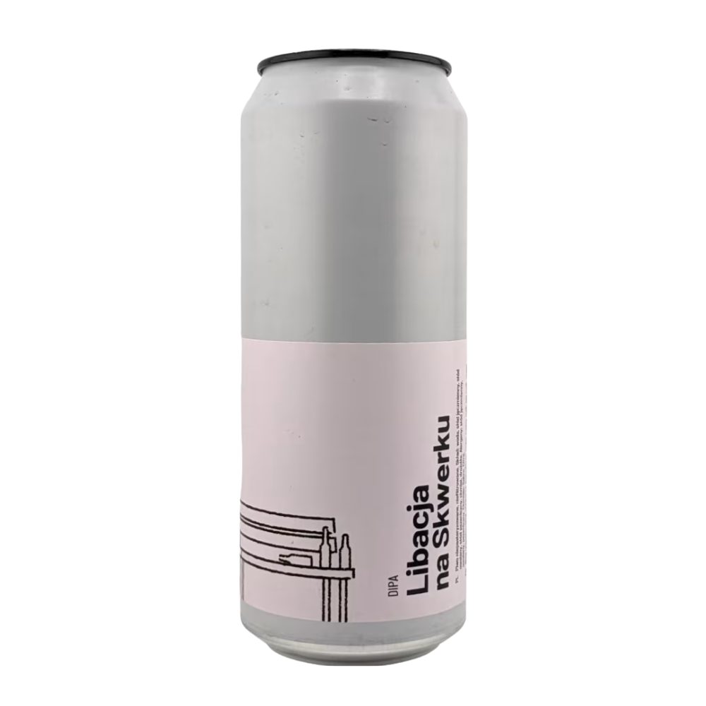 Piwo Ziemia Obiecana Libacja na Skwerku DIPA 7% 440 ml Puszka