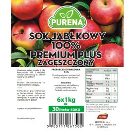 Zagęszczony sok jabłkowy 6kg BIB