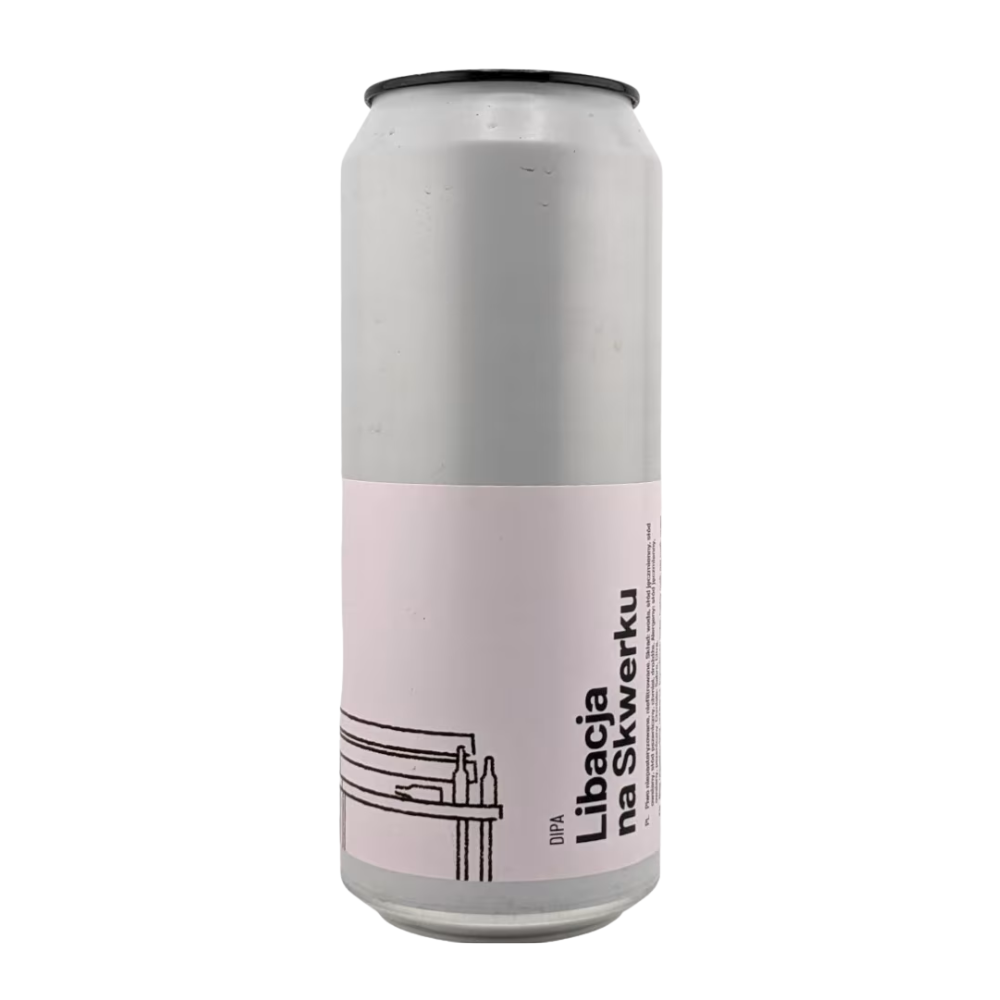 Piwo Ziemia Obiecana Libacja na Skwerku DIPA 7% 440 ml Puszka