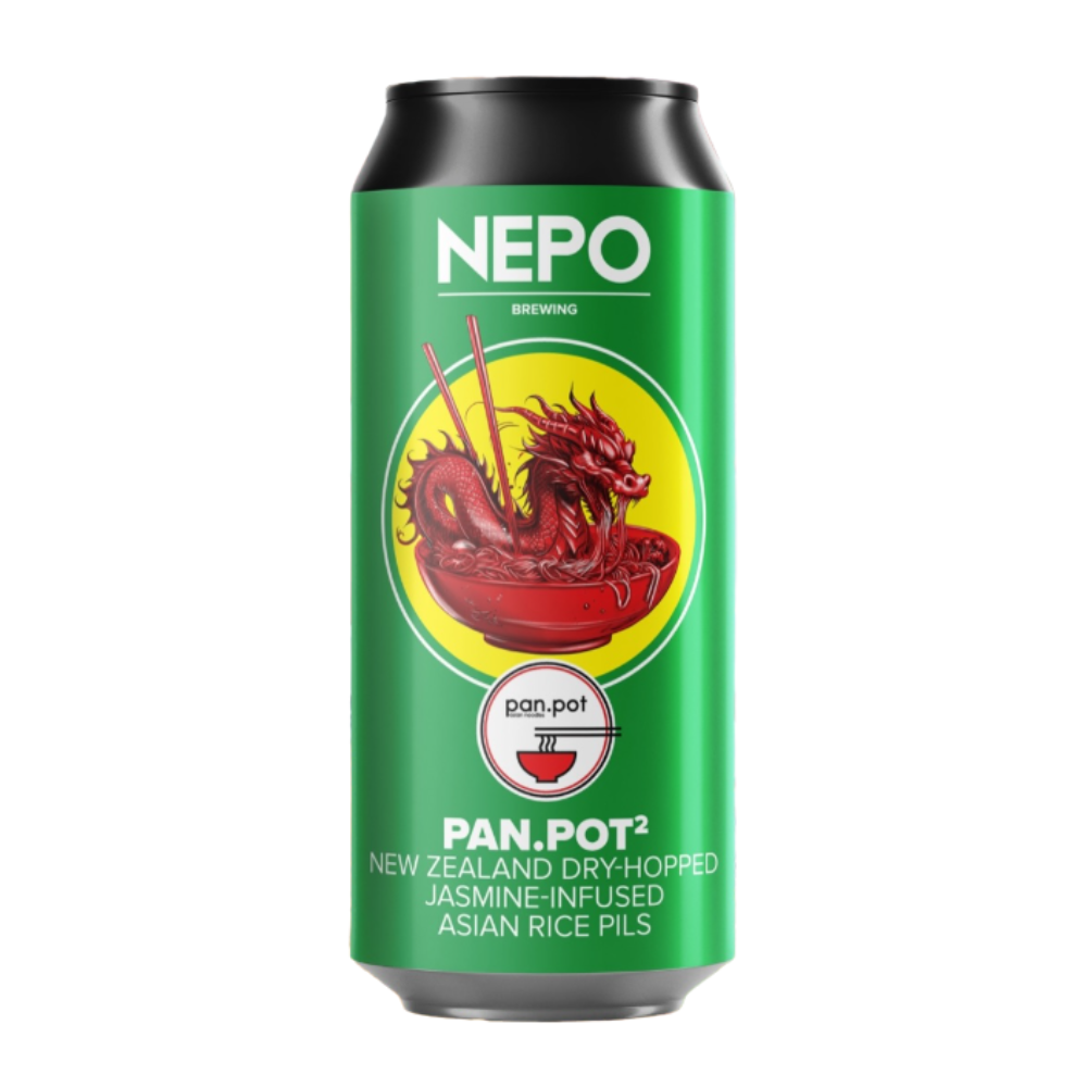 Piwo Nepomucen Pan.Pot 2 New Zealand Dry-Hopped Jasmine-Infused Asia Rice Pils 6% 500 ml puszka