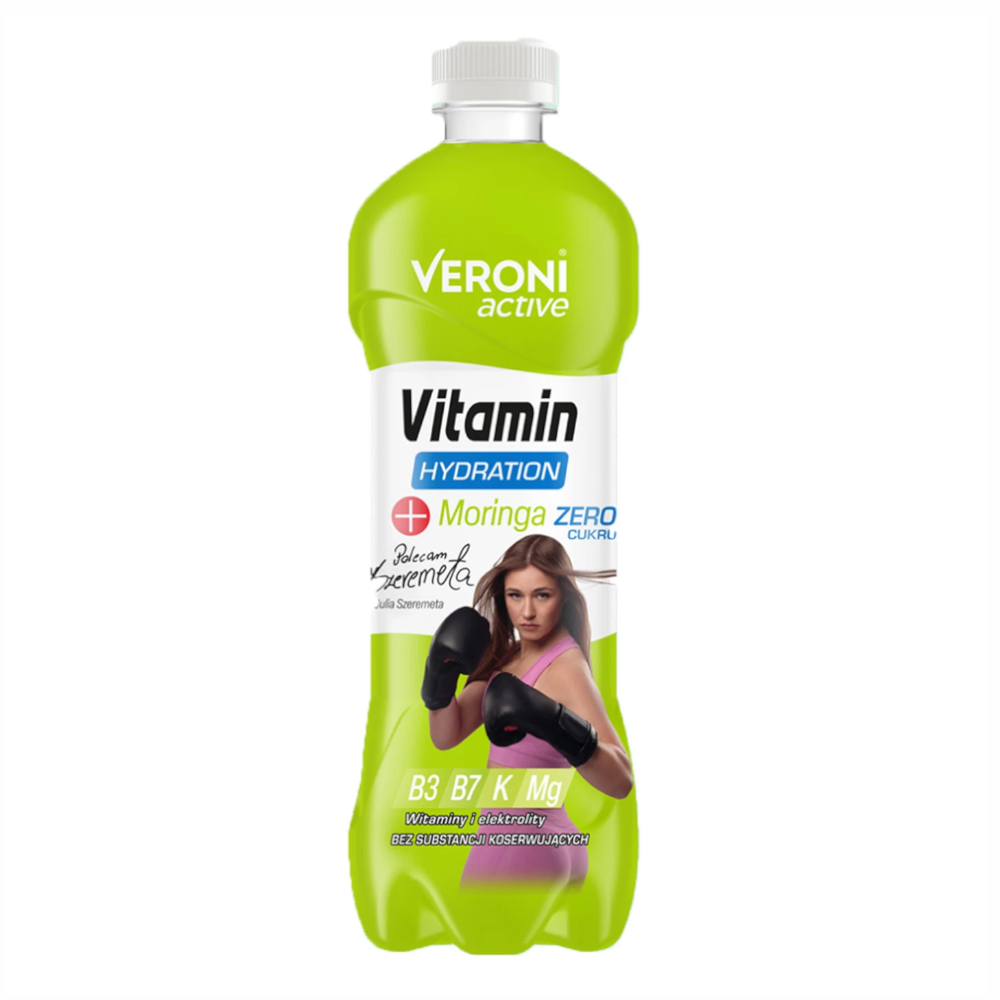 Napój Veroni Active Vitamin Hydration Napój niegazowany o smaku cytrusowym z ekstraktem z moringi 555 ml