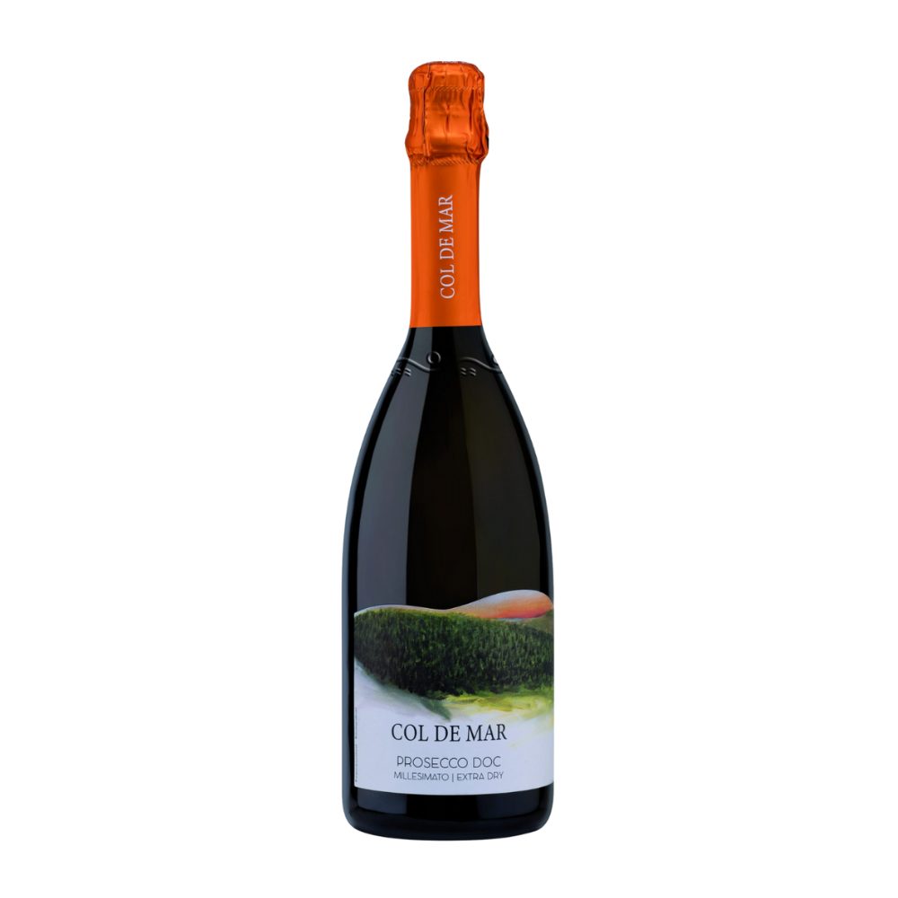 Wino musujące Col de Mar Prosecco DOC Millesimato Extra Dry 11,5% białe półwytrawne 750 ml
