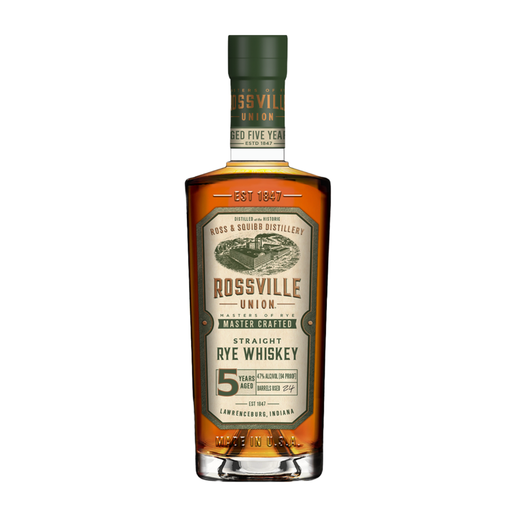 Whisky Rossville 5YO Rye 47% 700 ml