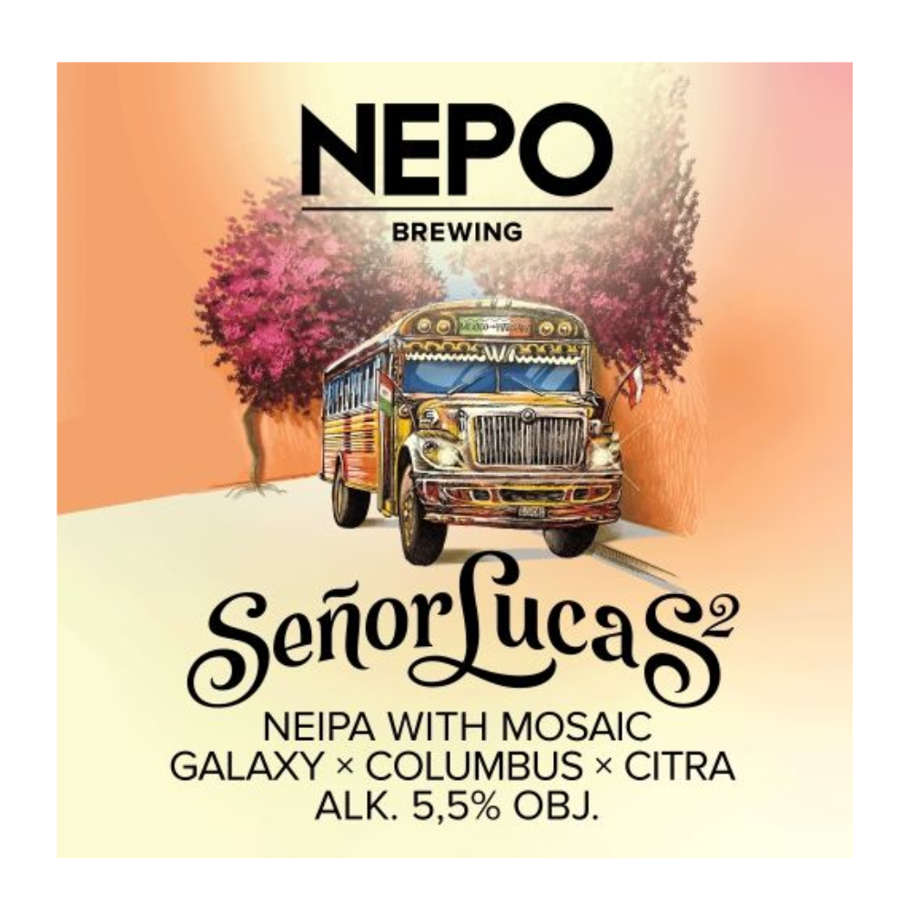 Piwo Nepomucen Senor Lucas 2 NEIPA 5,5% 500 ml puszka