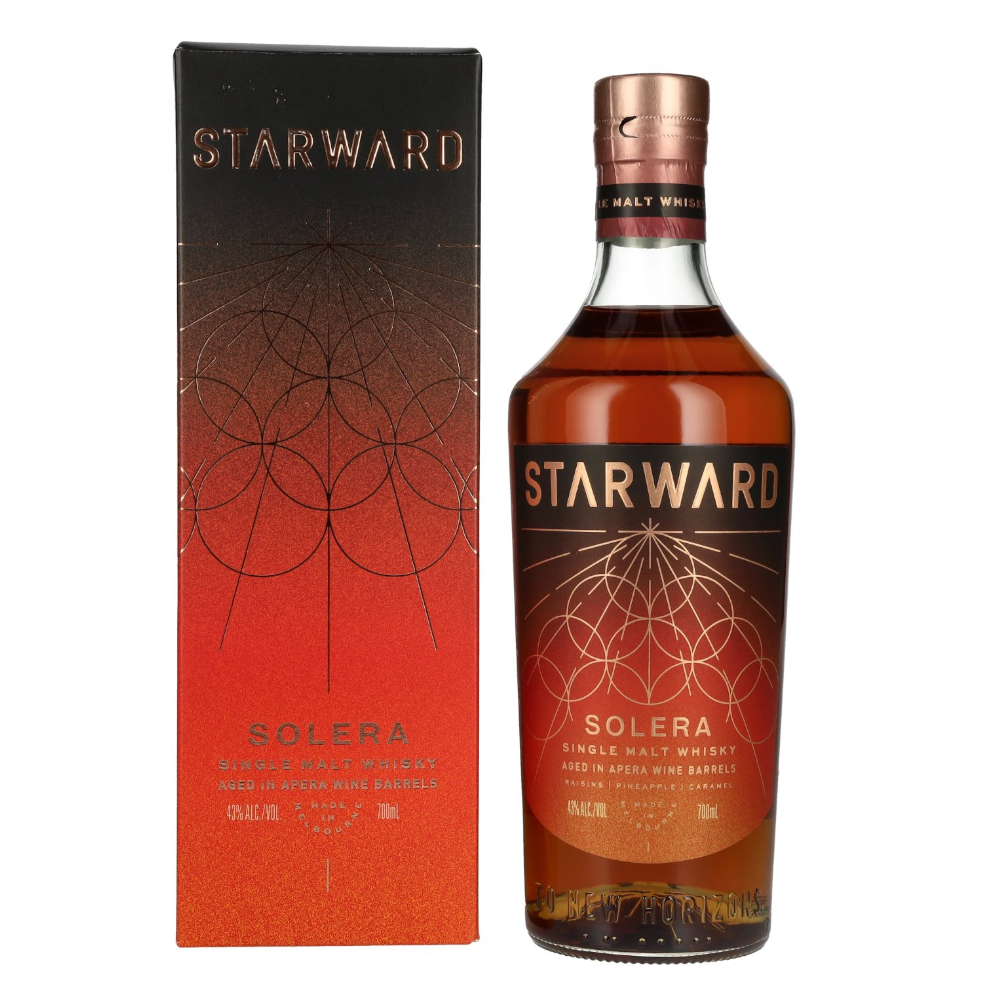 Whisky Starward Solera 43% 700 ml kartonik
