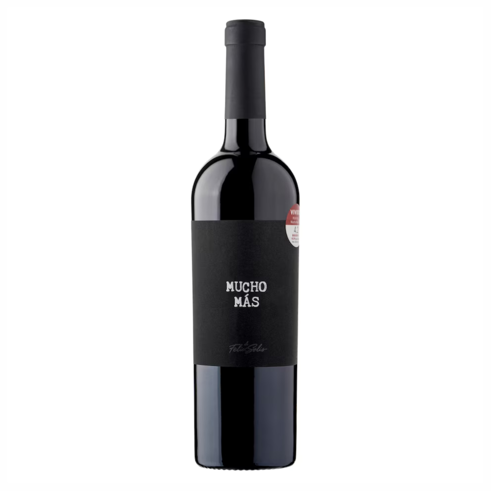 Wino Mucho Mas Black 14% czerwone wytrawne 750 ml