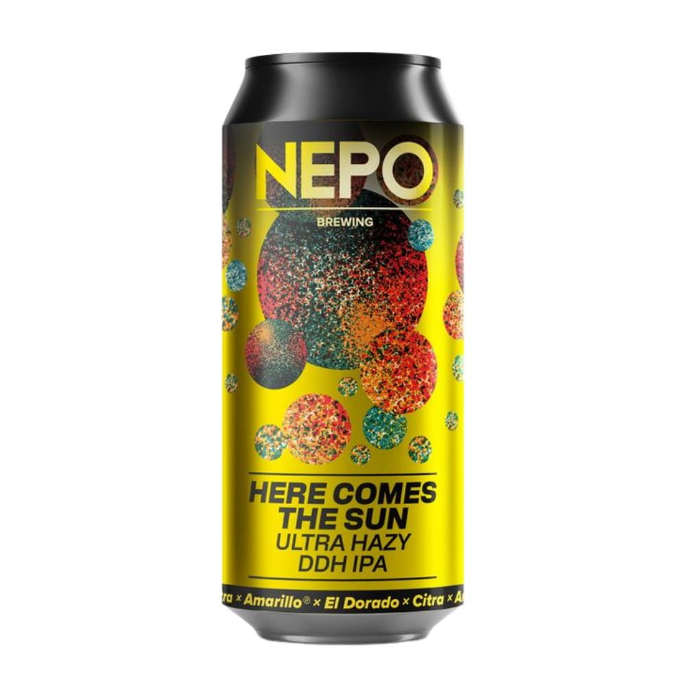 Piwo Nepomucen Here Comes The Sun Ultra Hazy DDH IPA 6% 500 ml puszka