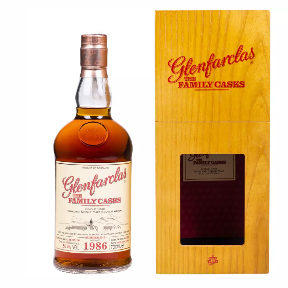 Whisky Glenfarclas 1986 Cask No. 3452 56,4% 700 ml kartonik