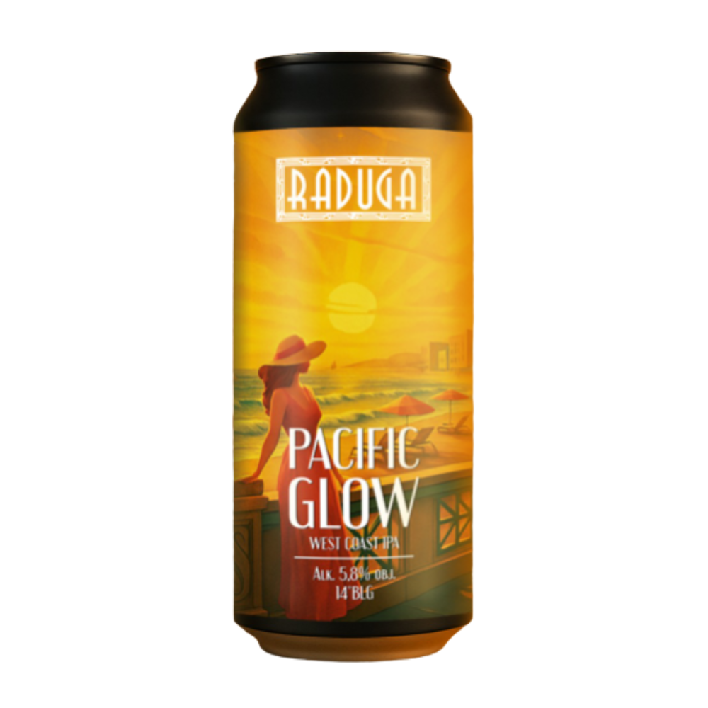 Piwo Raduga Pacific Glow West Coast IPA 5,8% 500 ml puszka