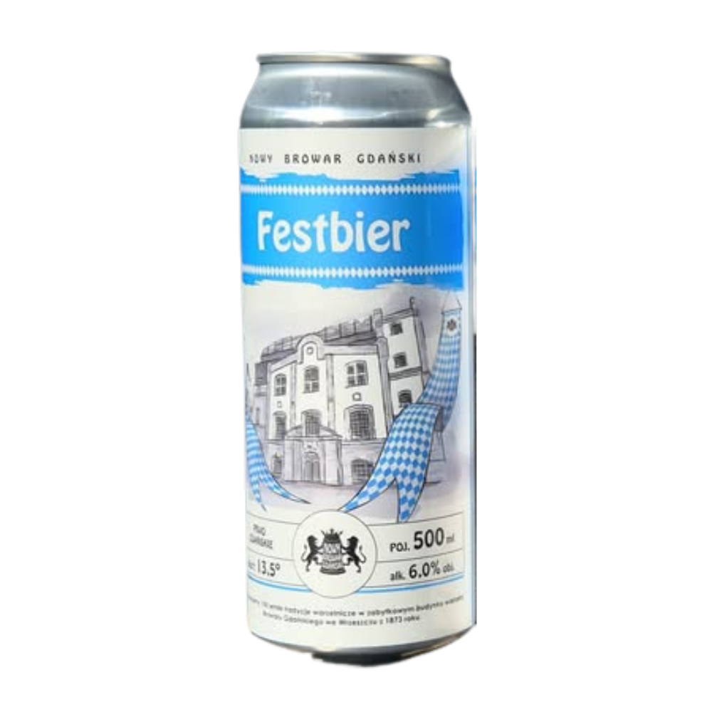 Piwo Nowy Browar Gdański Festbier 6% 500 ml puszka