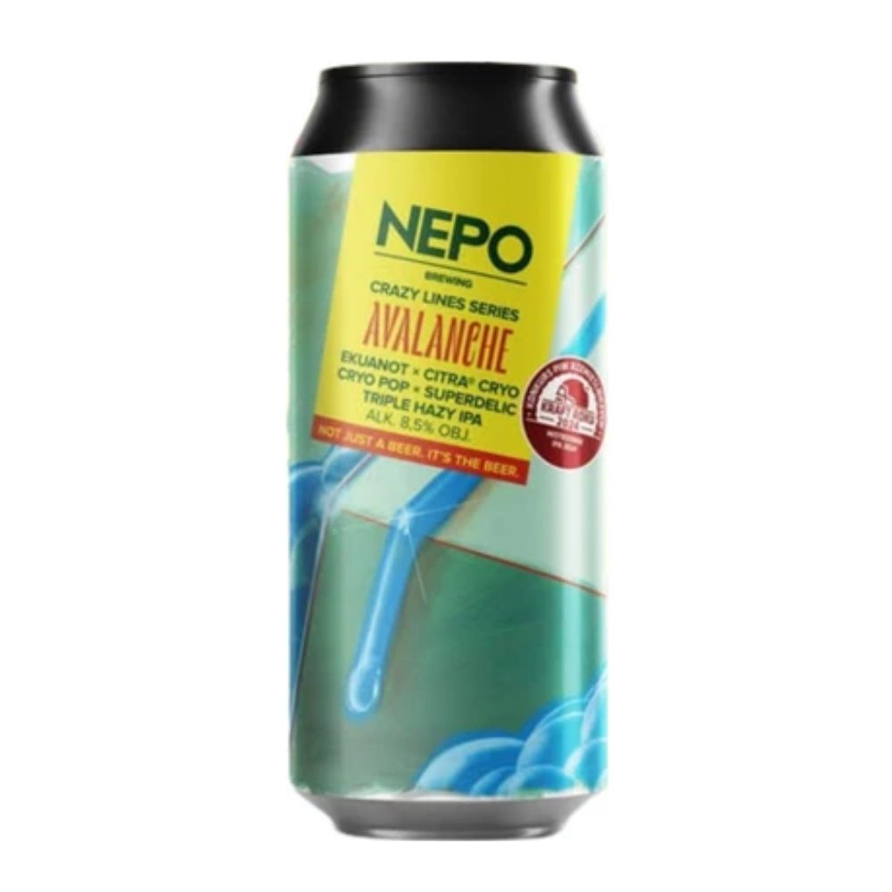 Piwo Nepomucen Crazy Line Series Avalanche Triple hazy IPA 8,5% 500 ml puszka
