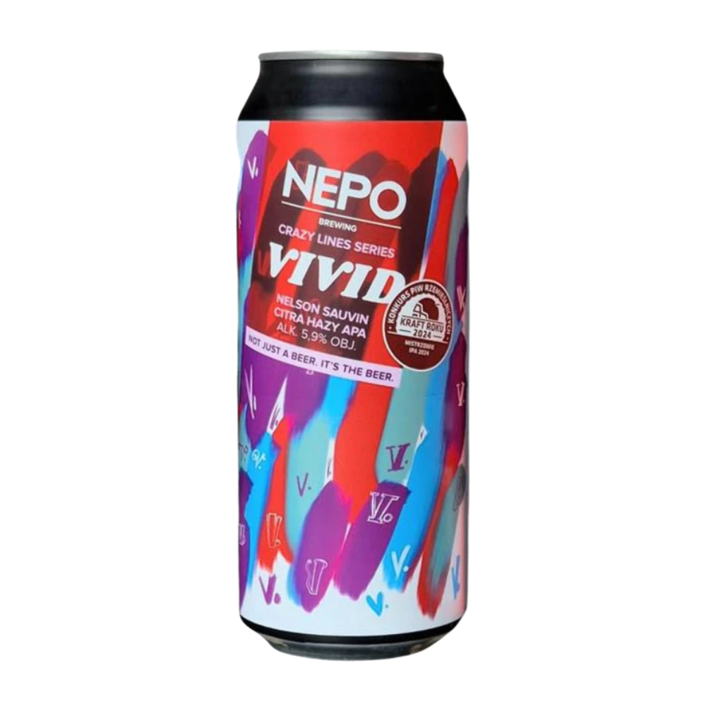 Piwo Nepomucen Crazy Lines Vivid 5,9% 500 ml puszka