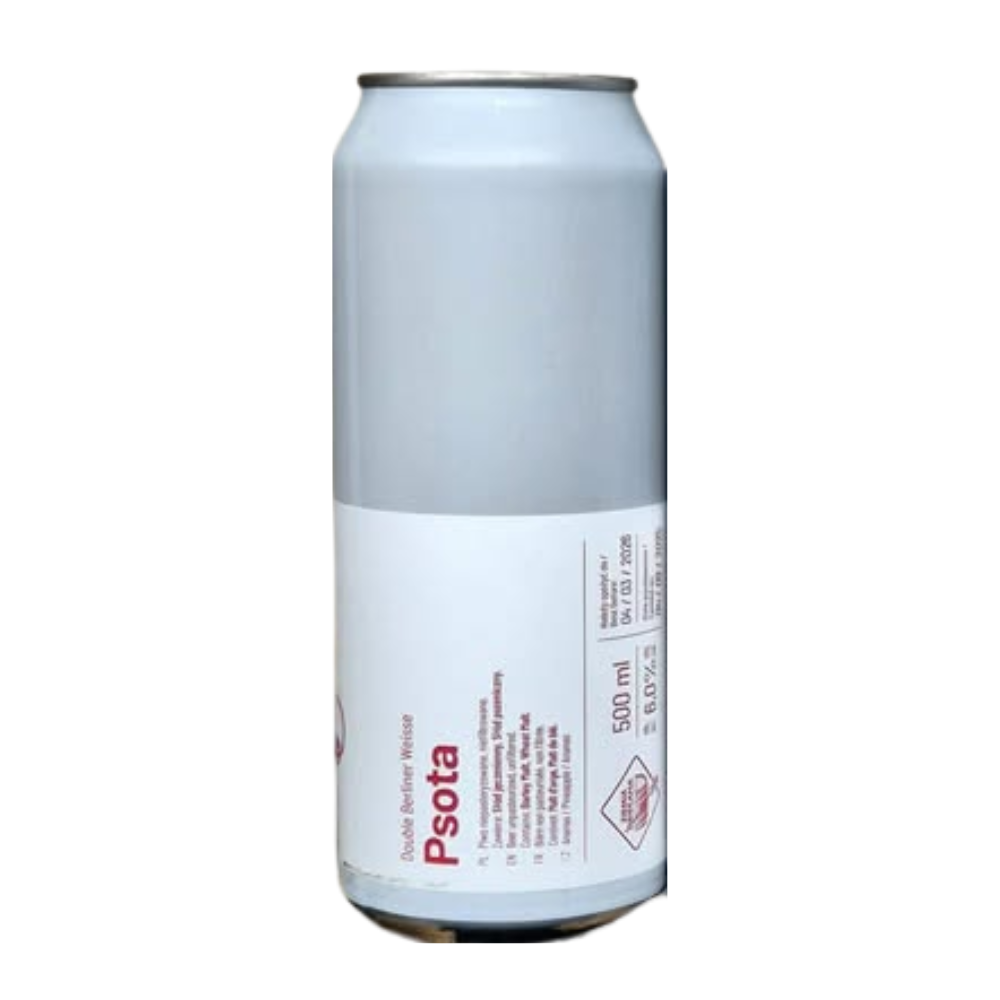 Piwo Ziemia Obiecana Psota Double Berliner Weisse 6% 500 ml puszka