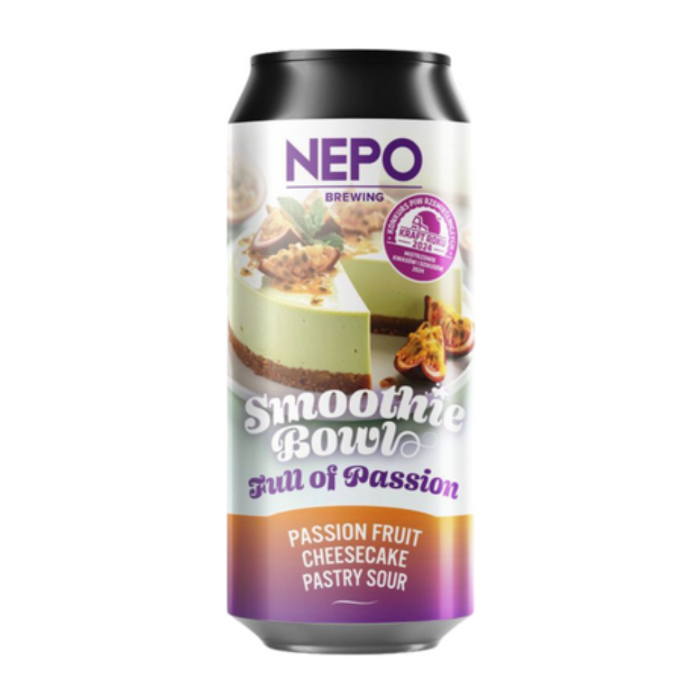 Nepomucen Full Of Passion Smoothie Bowl Passion Fruit, Chescake Pastry Sour 500 ml puszka