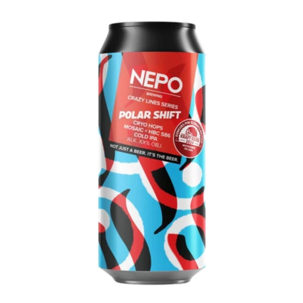 Nepomucen Crazy Lines Polar Shift Cold IPA 500 ml puszka