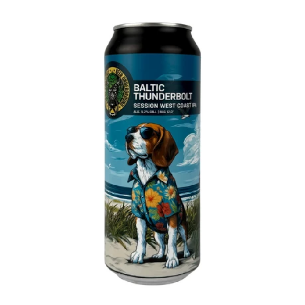 Piwo Piwne Podziemie Baltic Thunderbolt Session West Coast IPA 5,2% 500 ml puszka