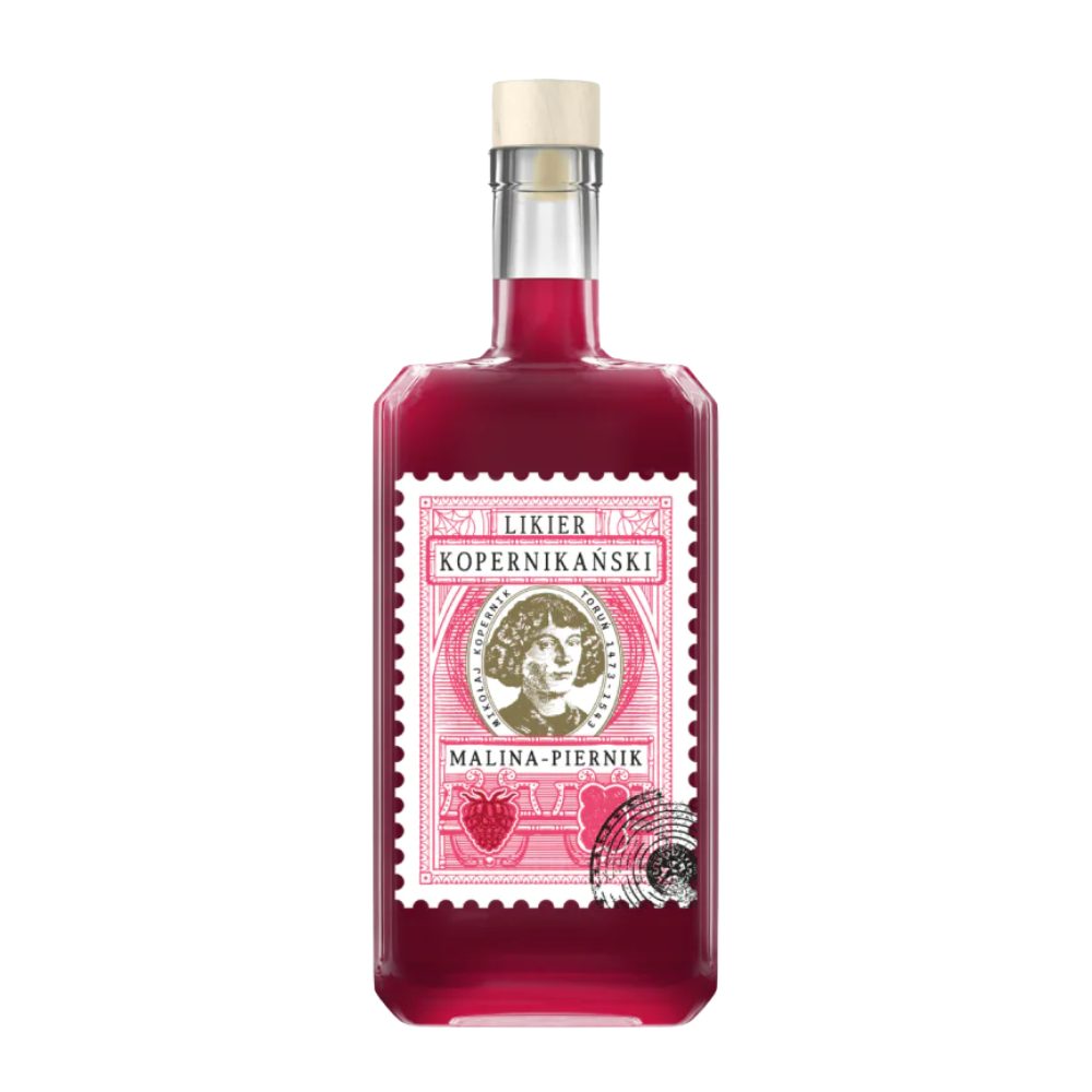 Likier Kopernikański Malina Piernik 17,5% 500 ml