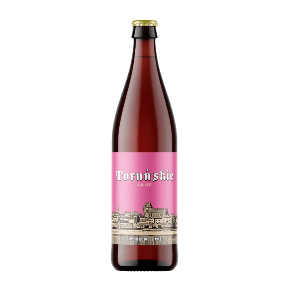 Piwo Toruńskie Piernikowe z Różą 5,6% 500 ml