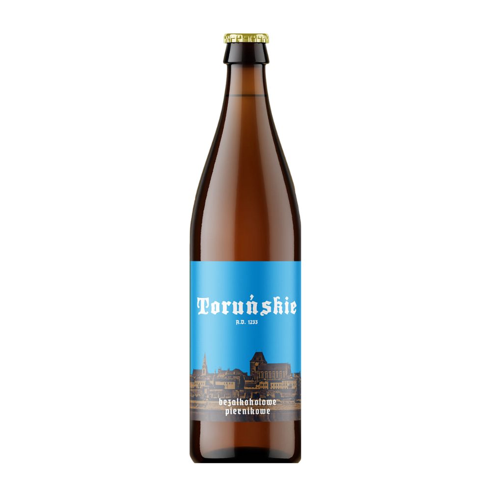 Piwo Toruńskie Bezalkoholowe Piernikowe 0% 500 ml