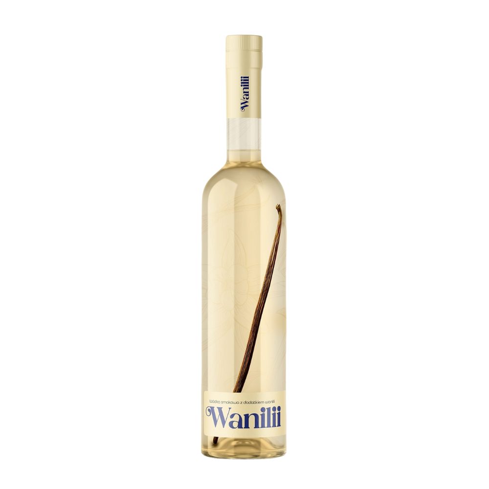 Wódka Wanilli Żytnia z dodatkiem laski wanilii burbońskiej 40% 500 ml