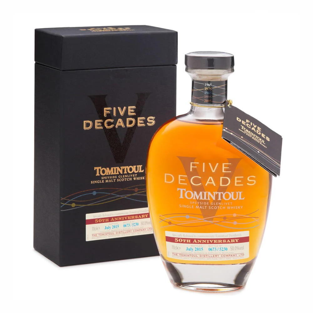 Whisky Tomintoul Five Decades 50% 700 ml