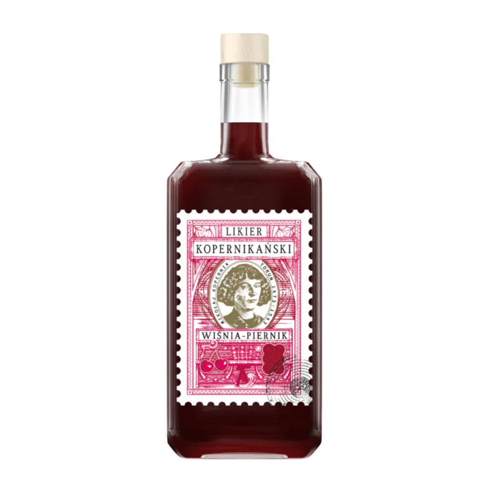 Likier Kopernikański Wiśnia Piernik 17,5% 500 ml
