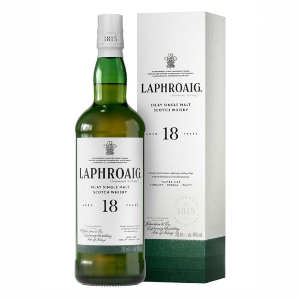 Whisky Laphroaig 18 YO 48% 700 ml kartonik