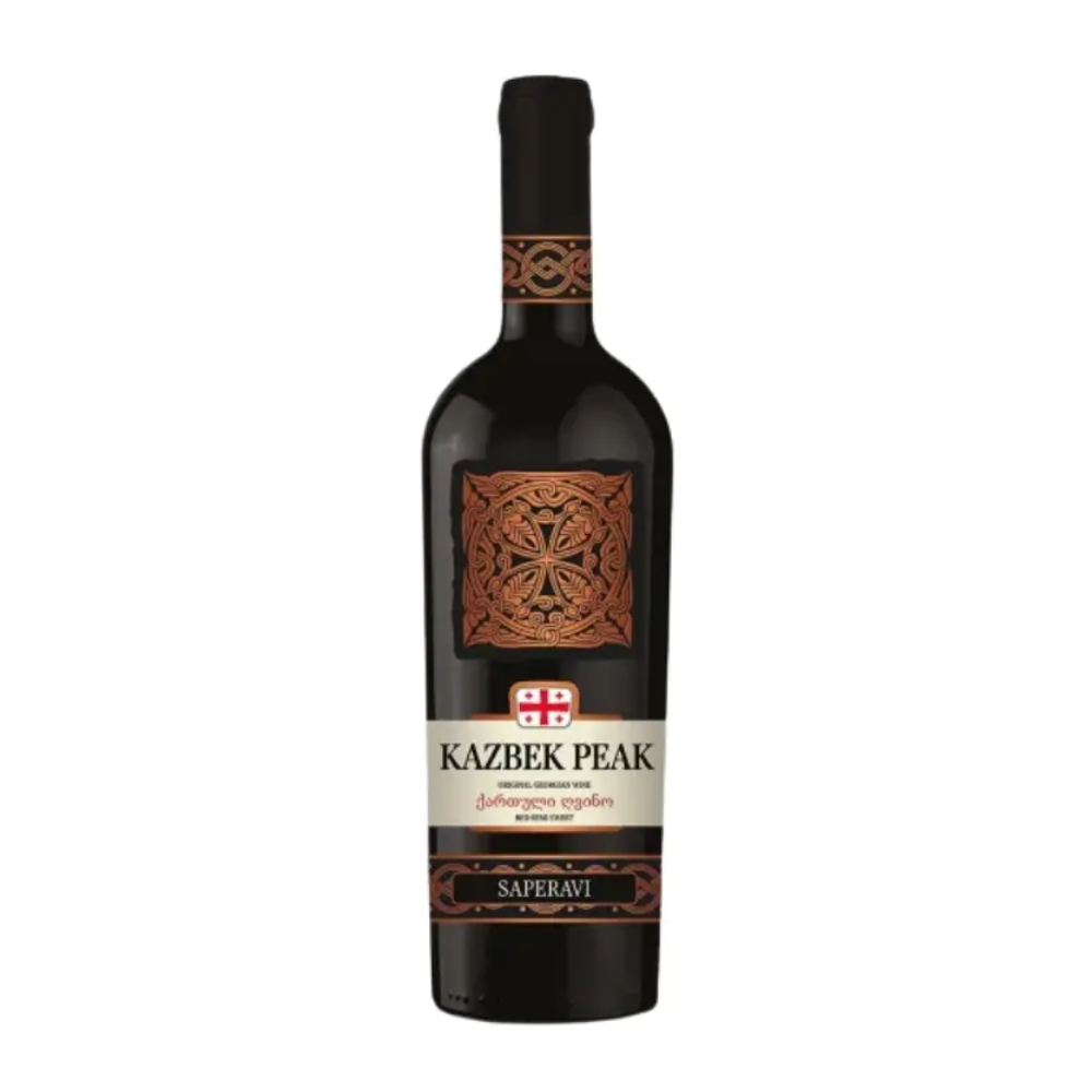 Wino Kazbek Peak Premia Dry Saperavi 13% czerwone wytrawne 750 ml
