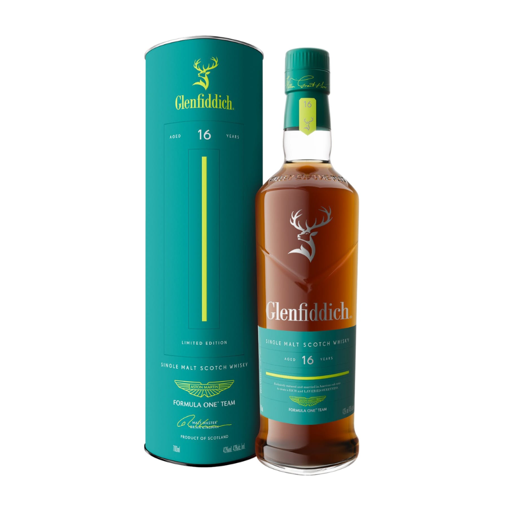 Whisky Glenfiddich 16YO Aston Martin 43% 700 ml Tuba