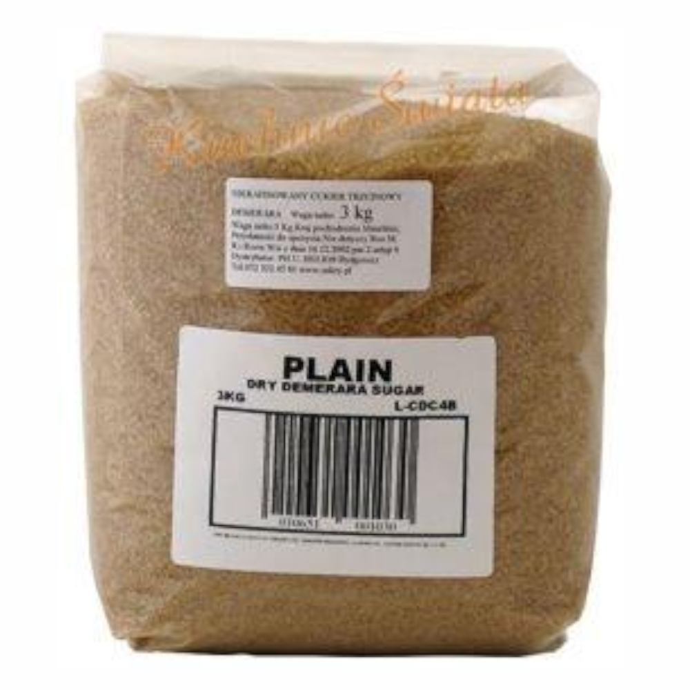 Cukier trzcinowy Demerara 3kg x 4