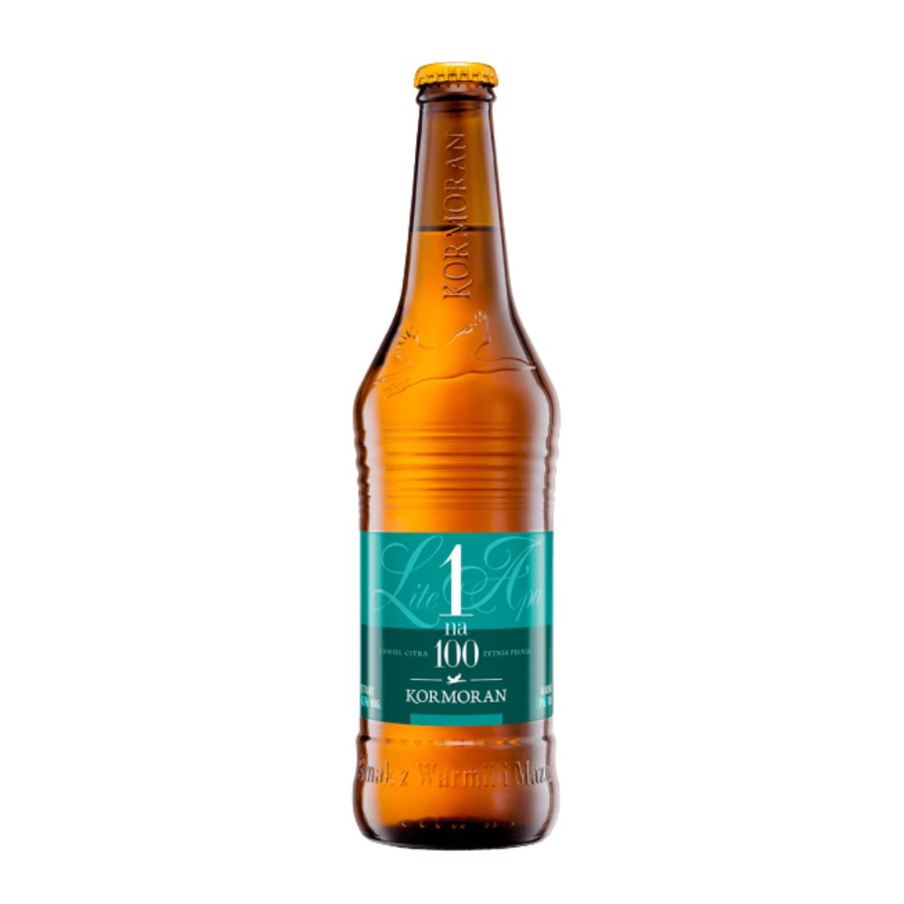 Piwo Kormoran 1 na 100 Lite APA 1% 500 ml