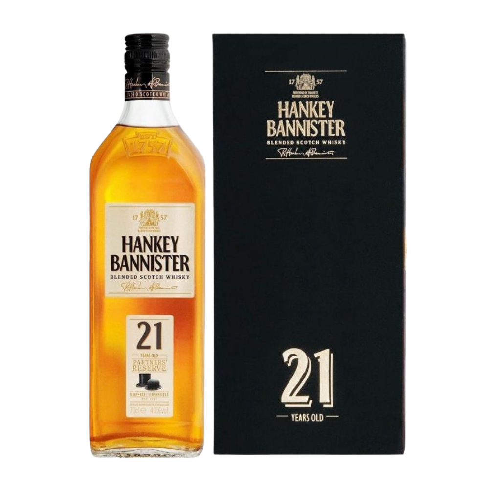Whisky Hankey Bannister 21 YO 40% 700 ml kartonik