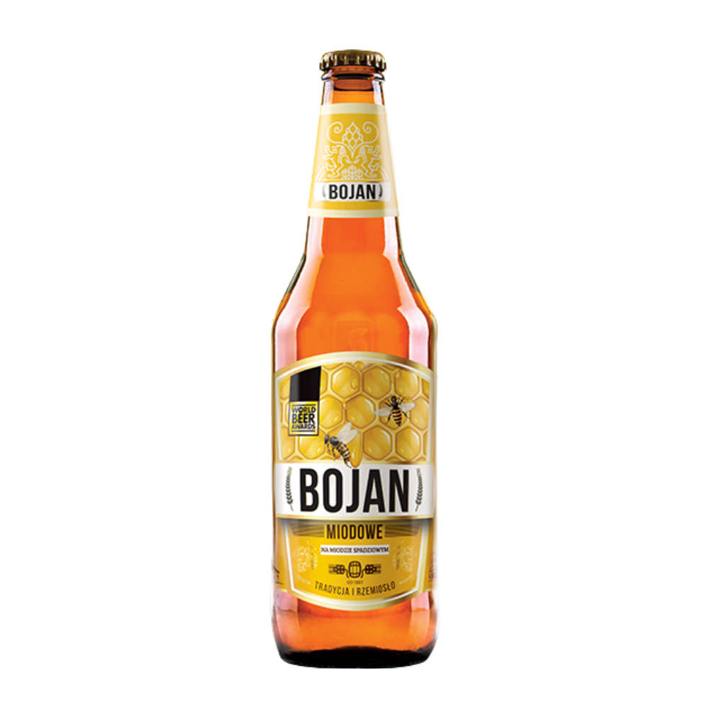 Piwo Bojan Miodowe 4,5% 500 ml