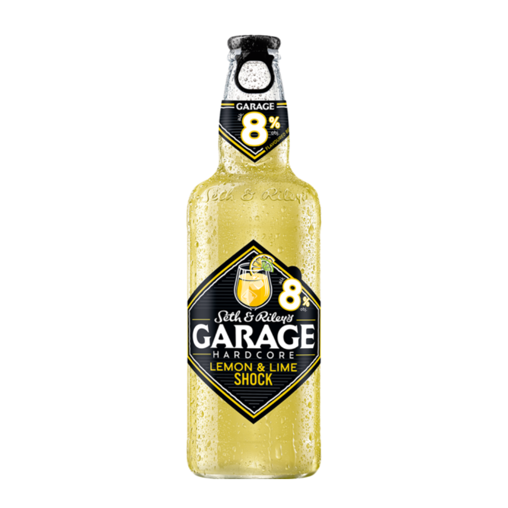 Piwo S&R’s Garage Hardcore Lemon & Lime Shock 8% 400 ml