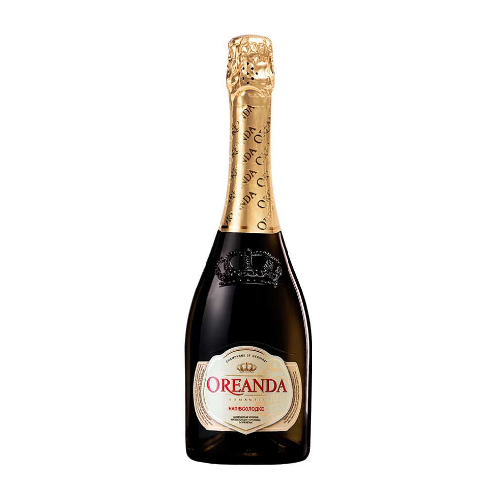 Wino musujące Oreanda Semi Sweet 11% białe półsłodkie 750 ml