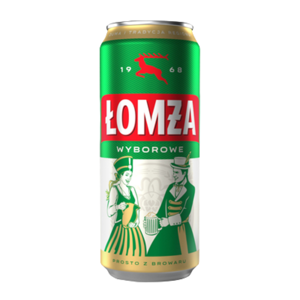 Piwo Łomża Wyborowe 6% 500 ml puszka