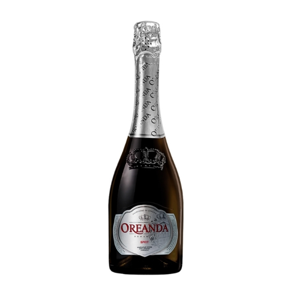 Wino musujące Oreanda Brut 11% białe wytrawne 750 ml
