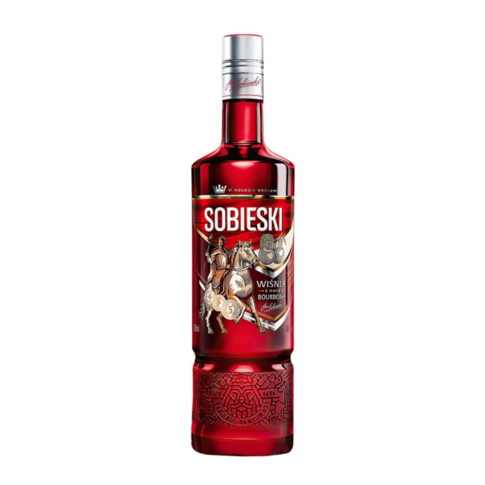 Wódka Sobieski Wiśnia z Nutą Bourbona 30% 500 ml