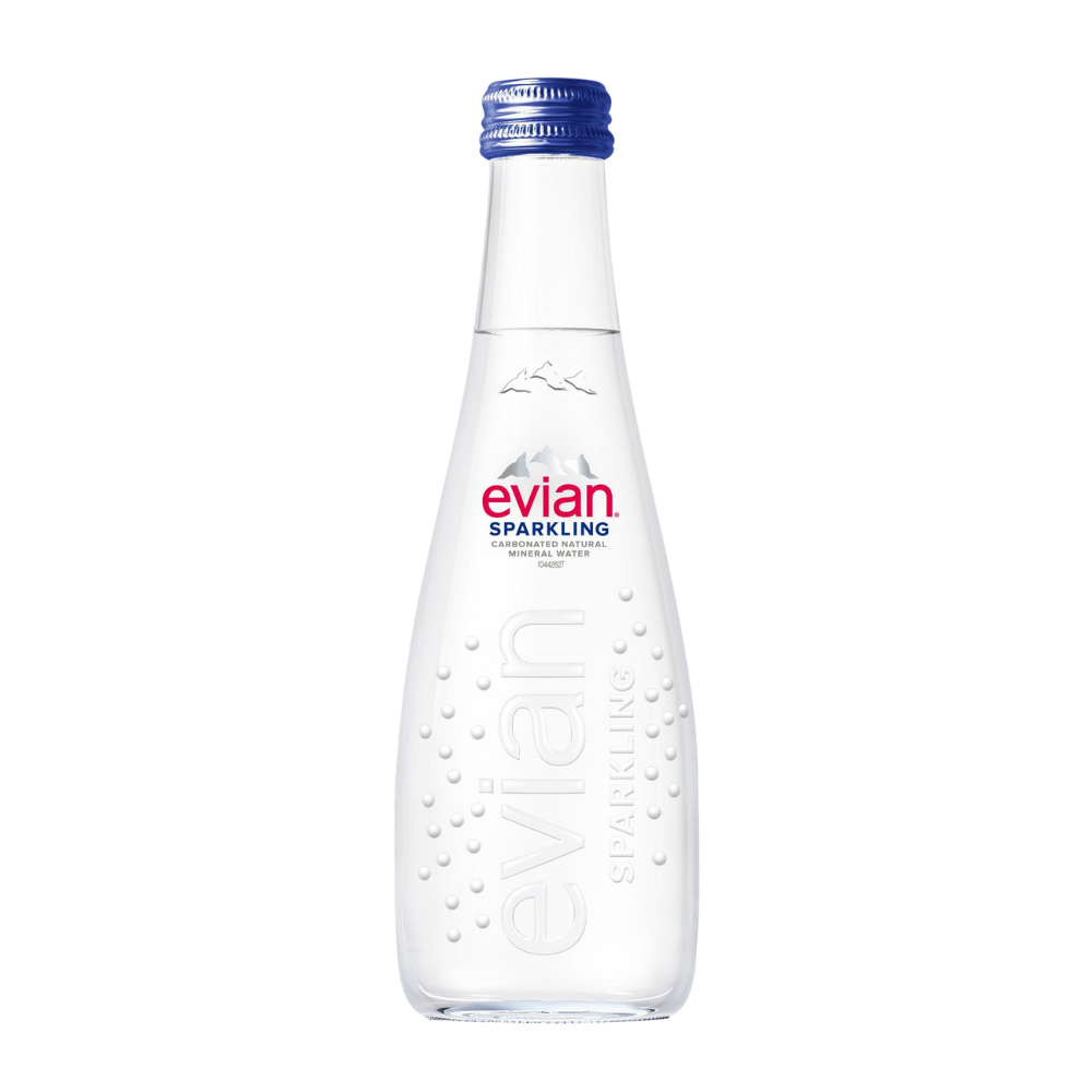 Woda Evian mineralna gazowana 330 ml