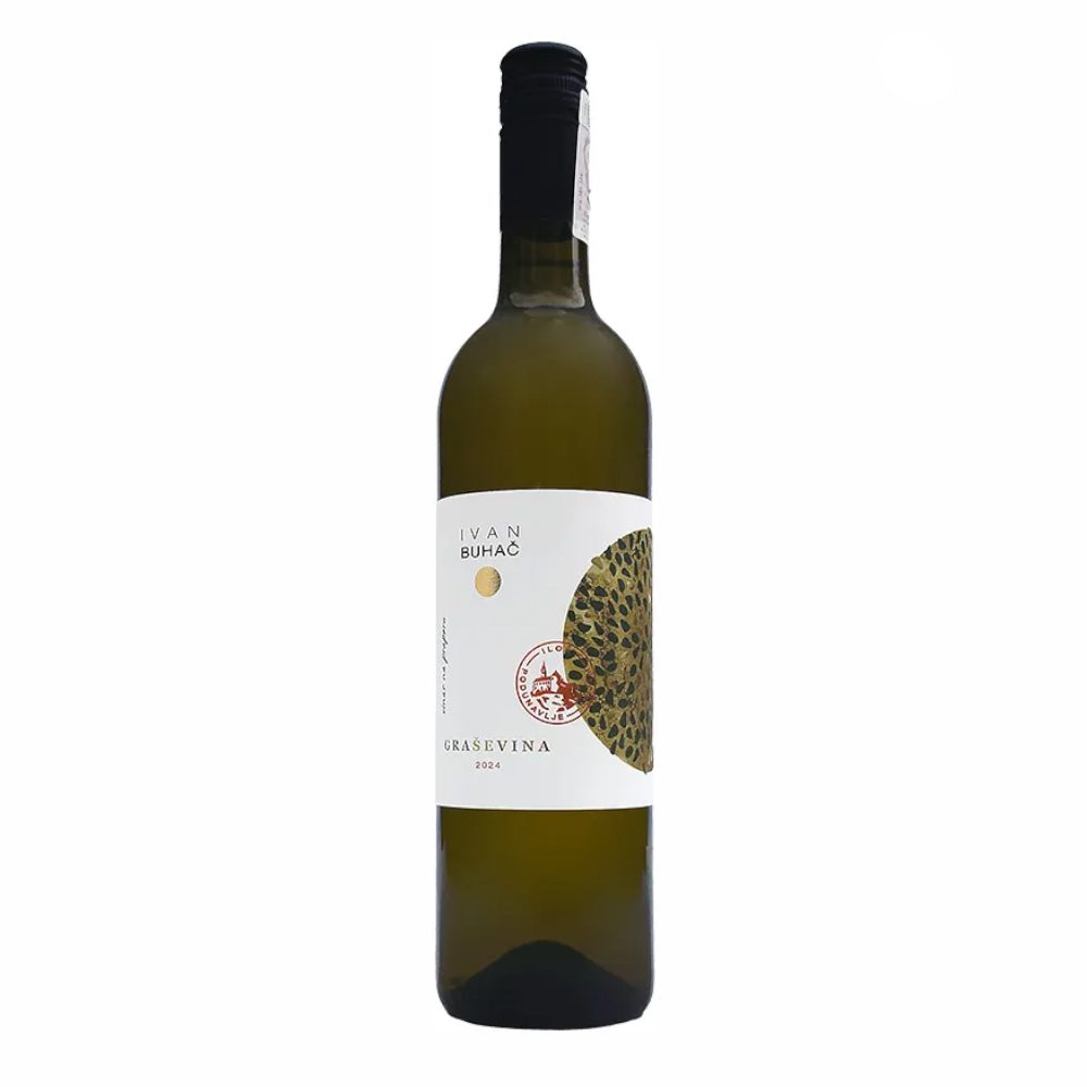 Wino Buhac Grasevina 12% białe wytrawne 750 ml.