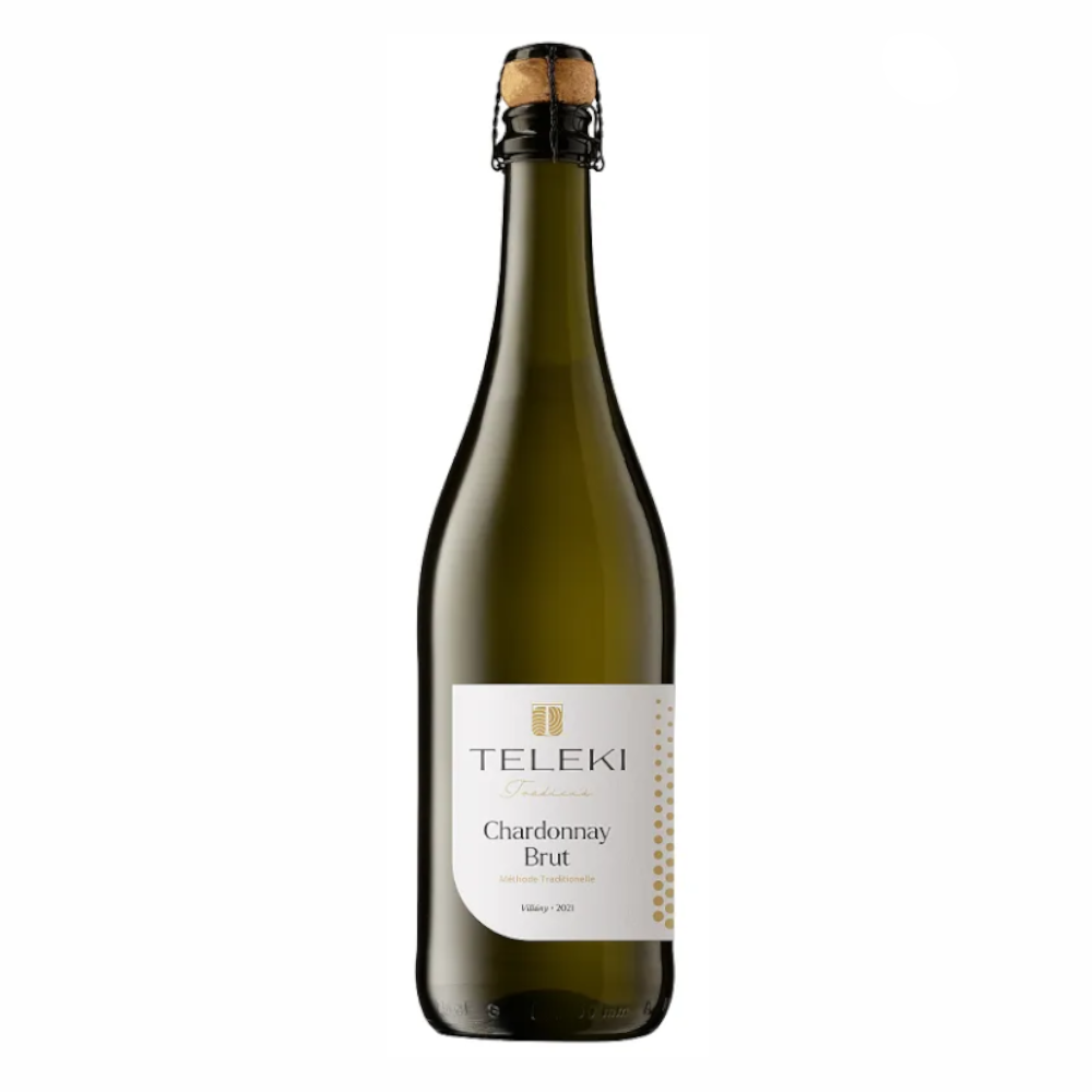 Wino Teleki - Tradíció 1881 Villányi Chardonnay Pezsgo Brut  12% białe wytrawne 750 ml