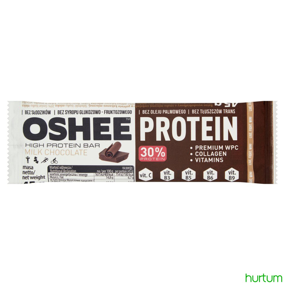 Baton Oshee Proteinowy Kokos-Karmel 48 g