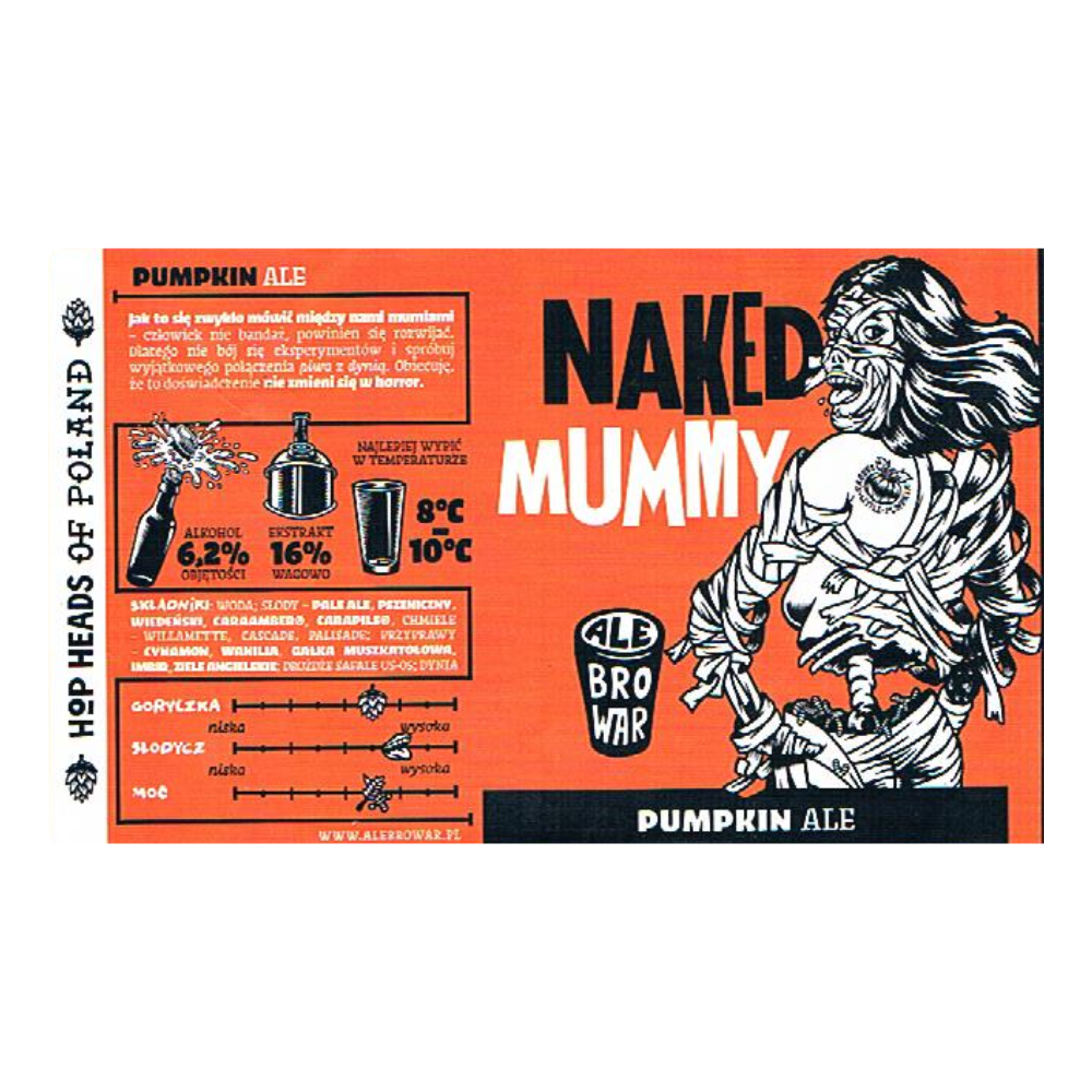 Piwo AleBrowar Naked Mummy Pumpkin Ale 6,2% 30 l Petainer