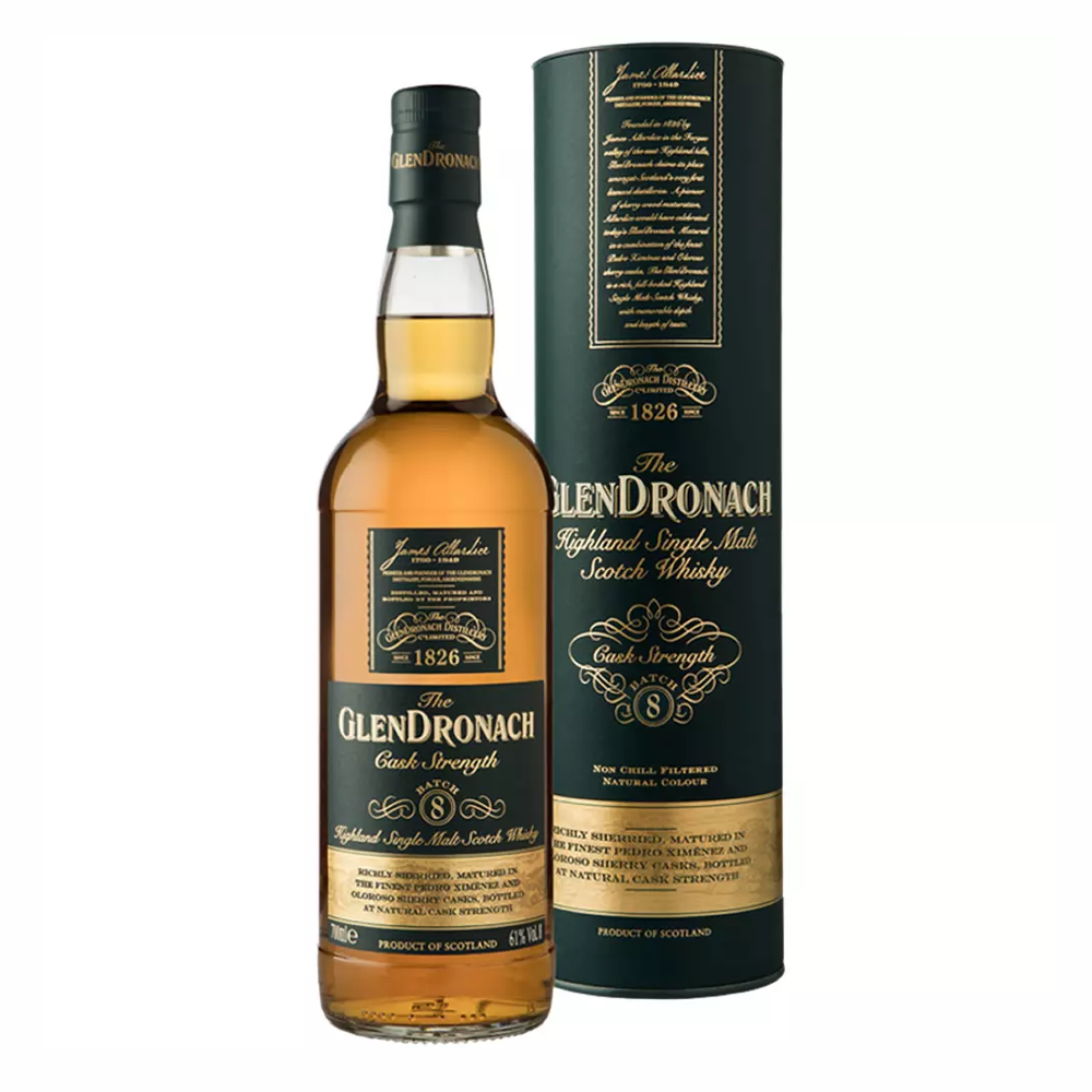 Whisky Glendronach Batch 8 61% 700 ml tuba