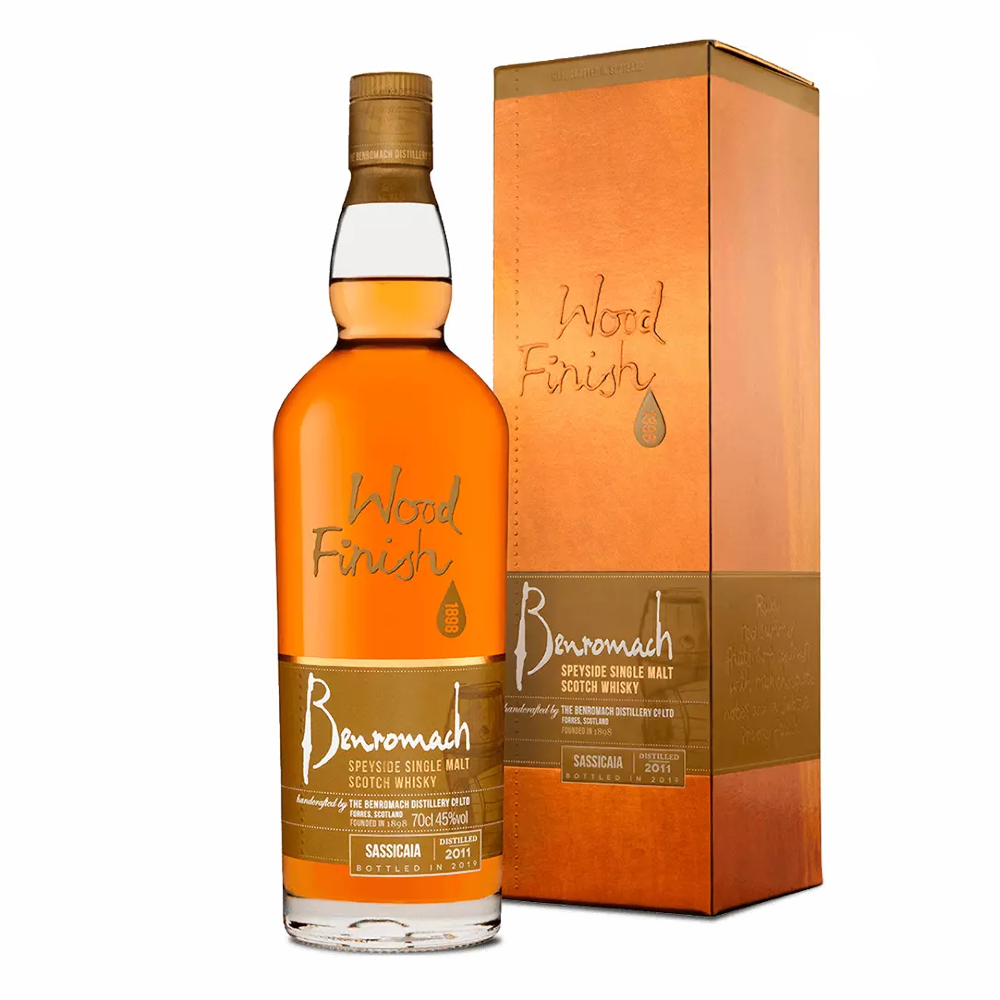 Whisky Benromach Wood Finish Sassicaia 45% 700 ml