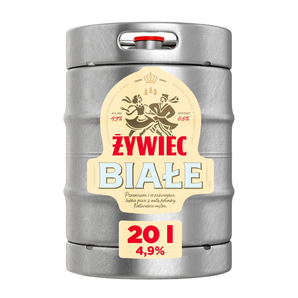 Piwo Żywiec Białe 4.9% 20 L Keg